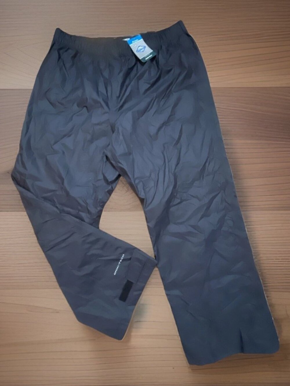Columbia Rain Pants Mens XL Black Rebel Roamer Omni Tech Waterproof - NEW